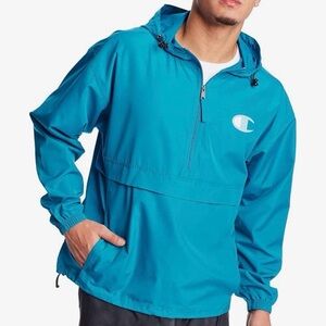 Champion Men's Teal Windbreaker Jacket
